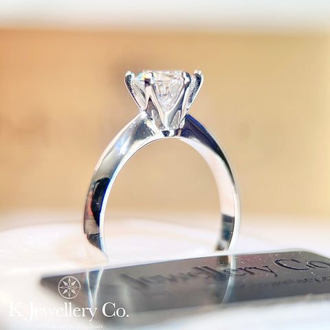 Moissanite Six Claws Classic Ring莫桑石經典六爪戒指