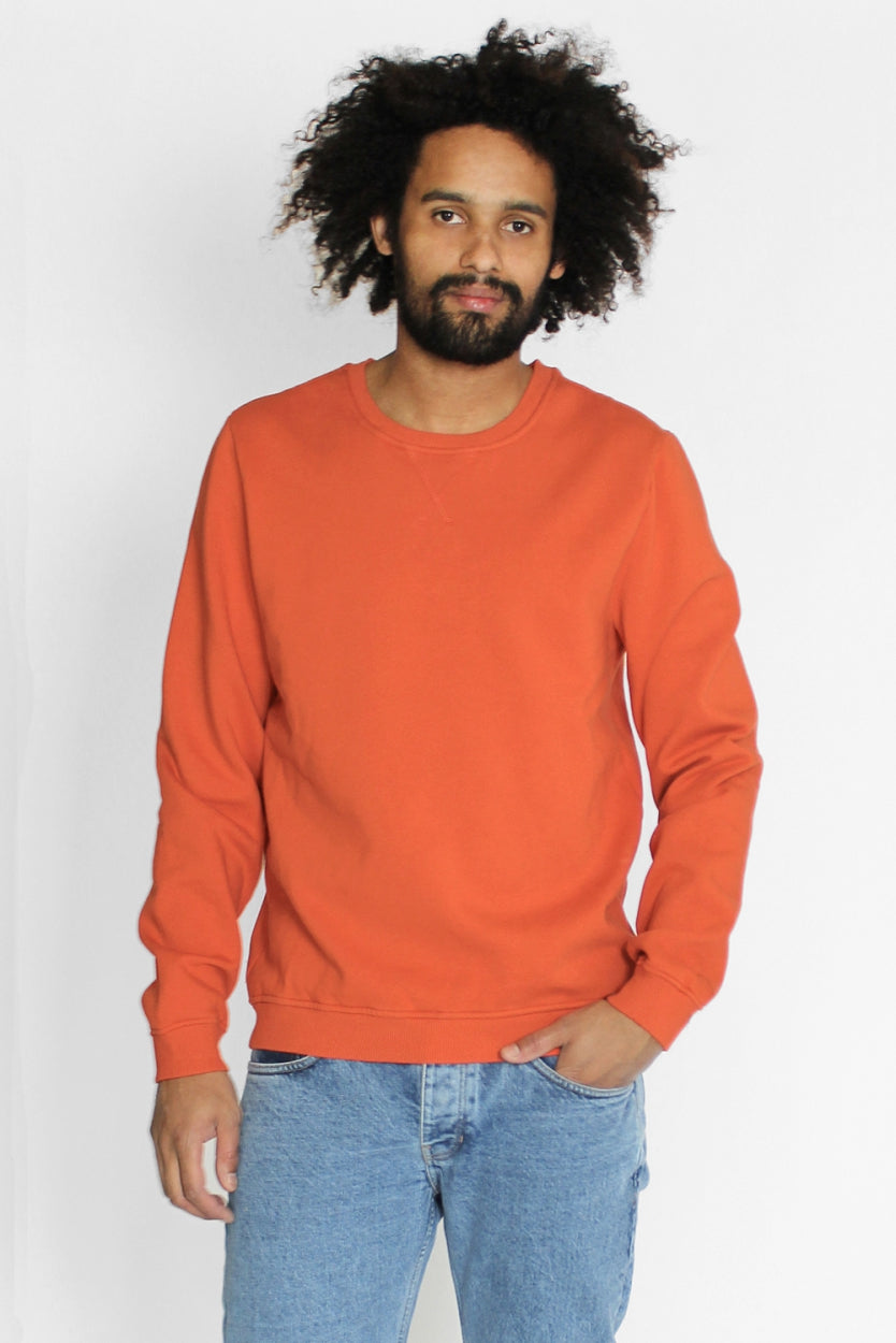 Brian Sweater Kuyichi Orange - Sweats - Red - XXL