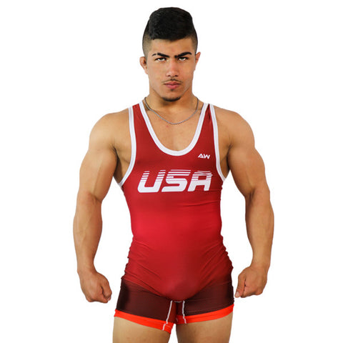 USA Flag Singlet - Men's – American Wrestler