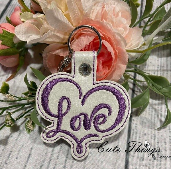 Bandage Heart – CHD – Heart – 2 Styles Included – Snap/Rivet Key Fob –  DIGITAL Embroidery Design – Nana's Handmade Baby Boutique