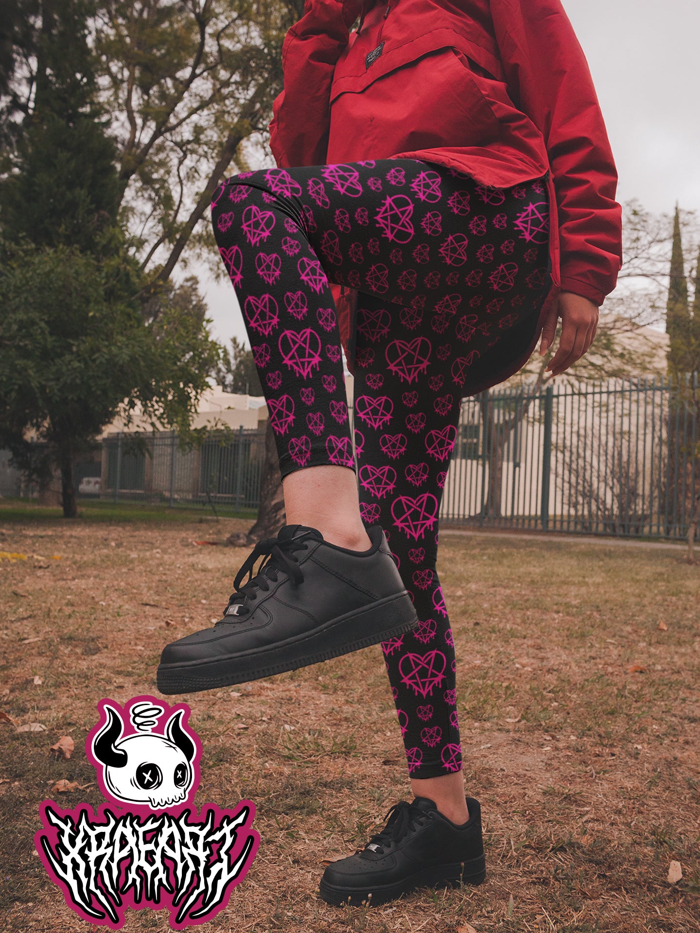 REBEL GRRRL LEGGINGS . CURVY FIT