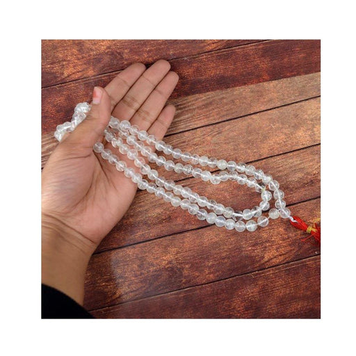 Clear Quartz Mala Beads Necklace - I am Limitless