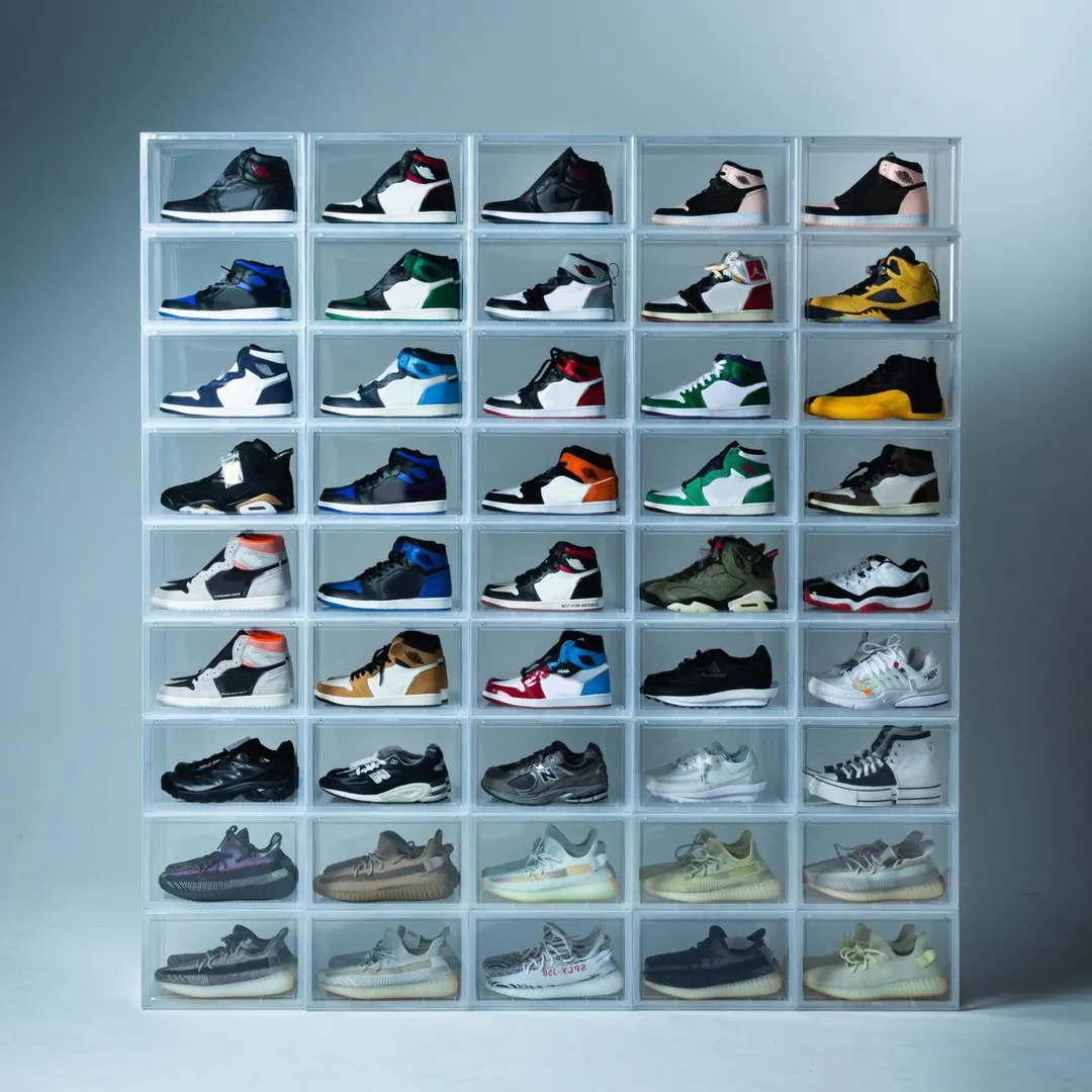 nike shoe box wall