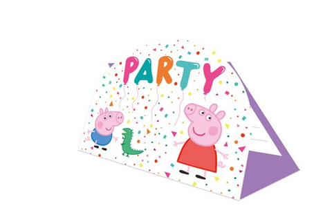 Partyeinladungen Peppa Wutz