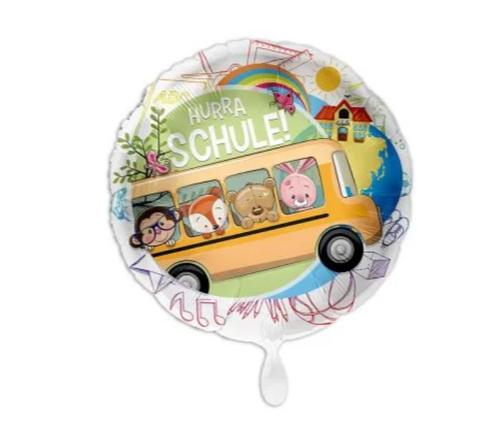 Hurra Schule Schulkind Ballon