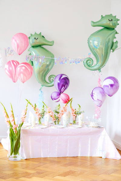 Mermaid children's birthday party decoration