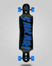 Cargar imagen en el visor de la galería, Skate skateboard longboard complete 40x9 Sakari Flames blue
