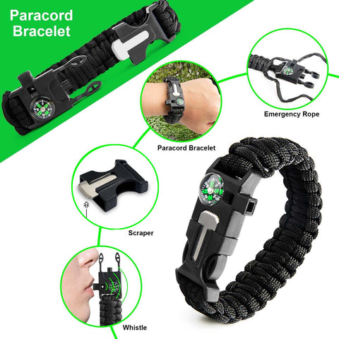 multifunction survival wristband