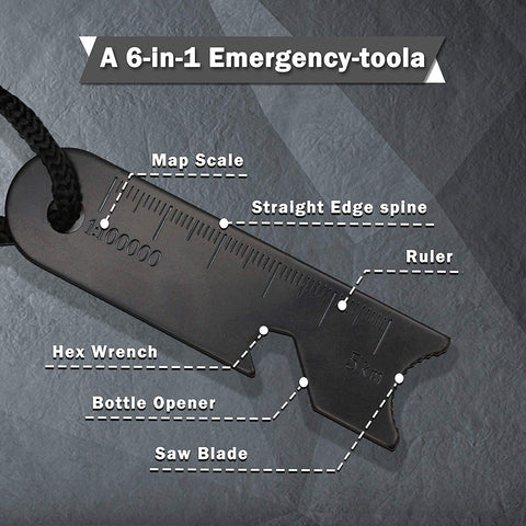 six in one emergency tool