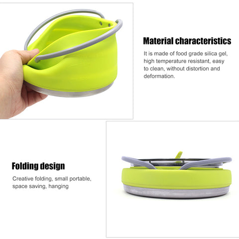 Folding Silicone Mini Pot with Handle