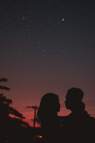 Aries 2023 Horoscope Forecast image of couple silhouette at sunset