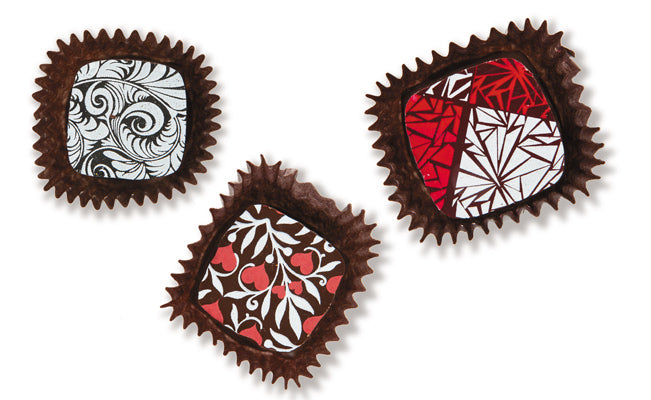 Three holiday chocolates from St. Croix Chocolate Company