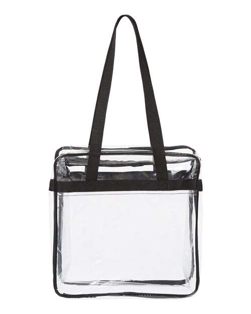 OAD5006 Stadium Compliant Clear Gusseted tote Bag-Liberty Bags