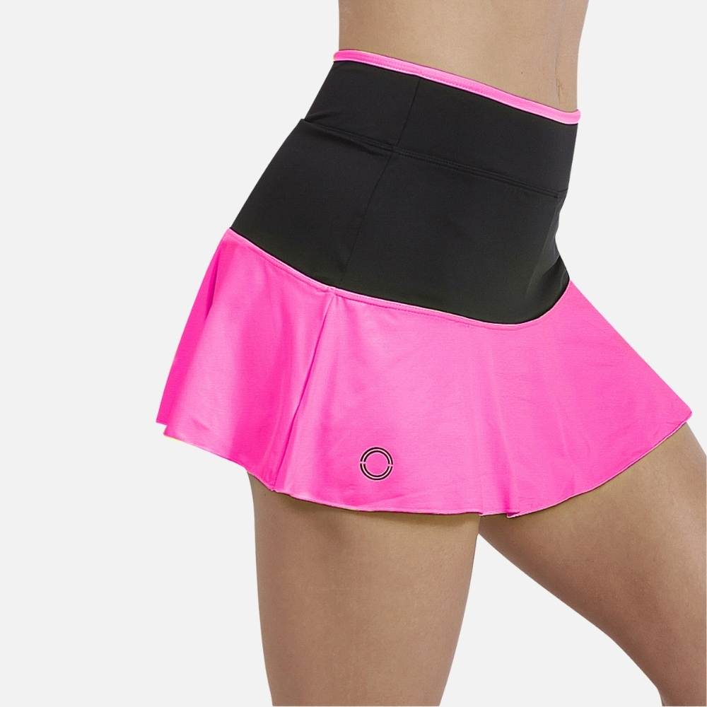 Falda de Pádel y Running color Rosa para mujer | NEONstyle – NEONstyle y Palas de Pádel