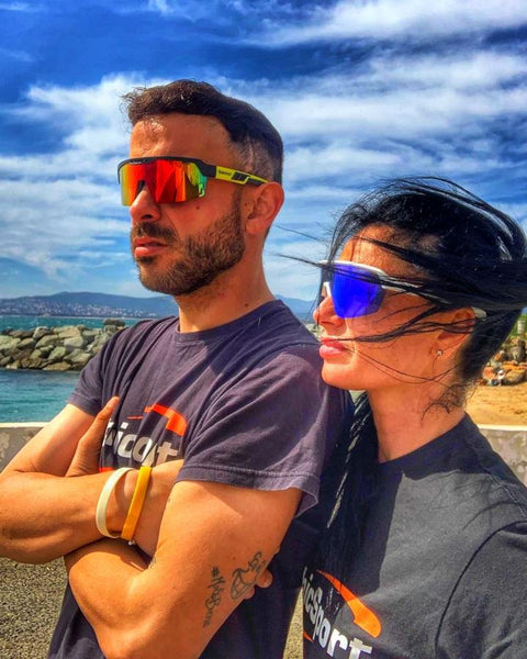 Running sunglasses for men and women for road and marathon