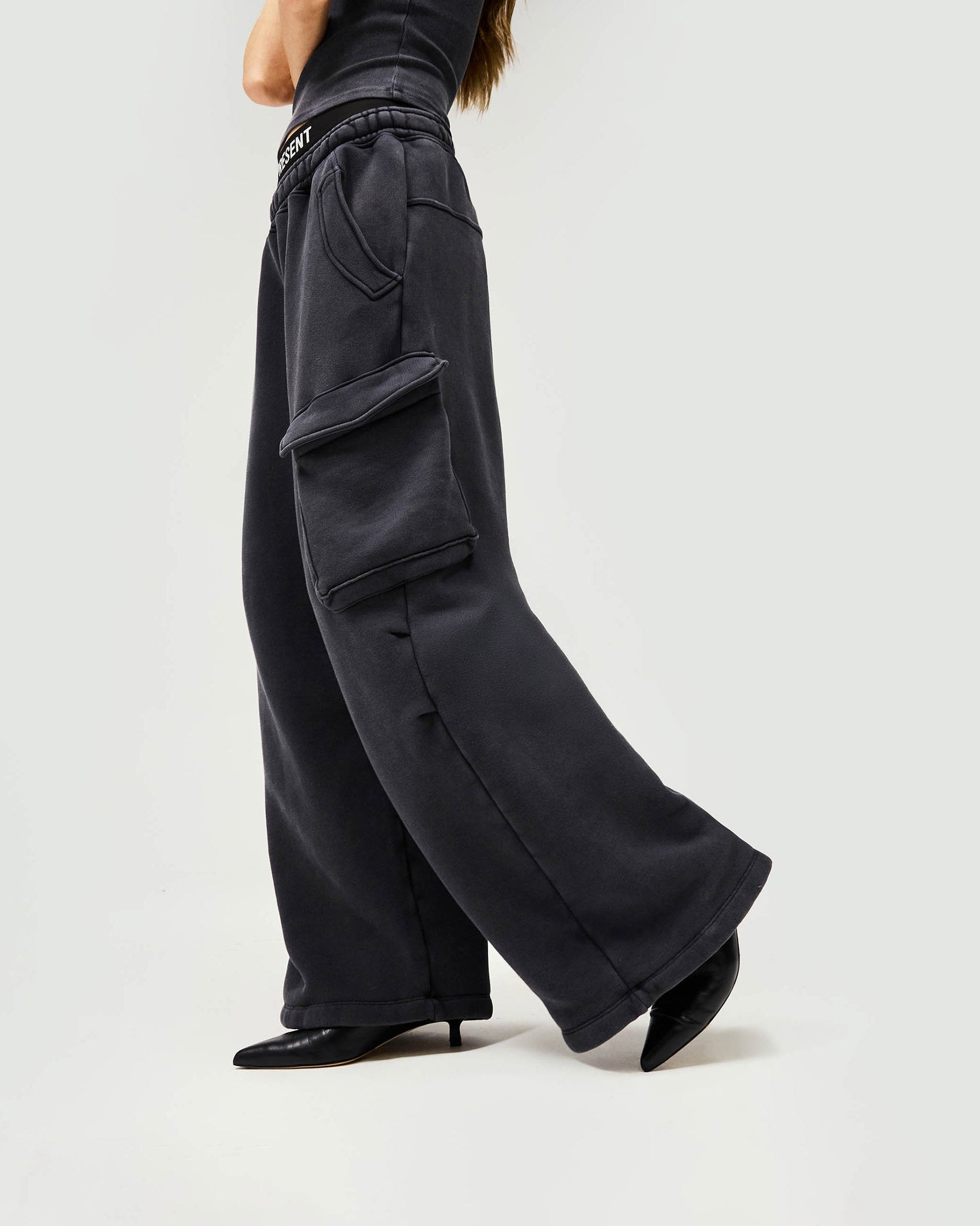 Initial Cargo Jogger - Gewaschenes Schwarz