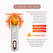 Laden Sie das Bild in den Galerie-Viewer, New Eye Beauty Massager Cold&amp;Hot Skin Care Protection Vibration Tight Lock Water Remove Eyebags Relax Improve Eyesight