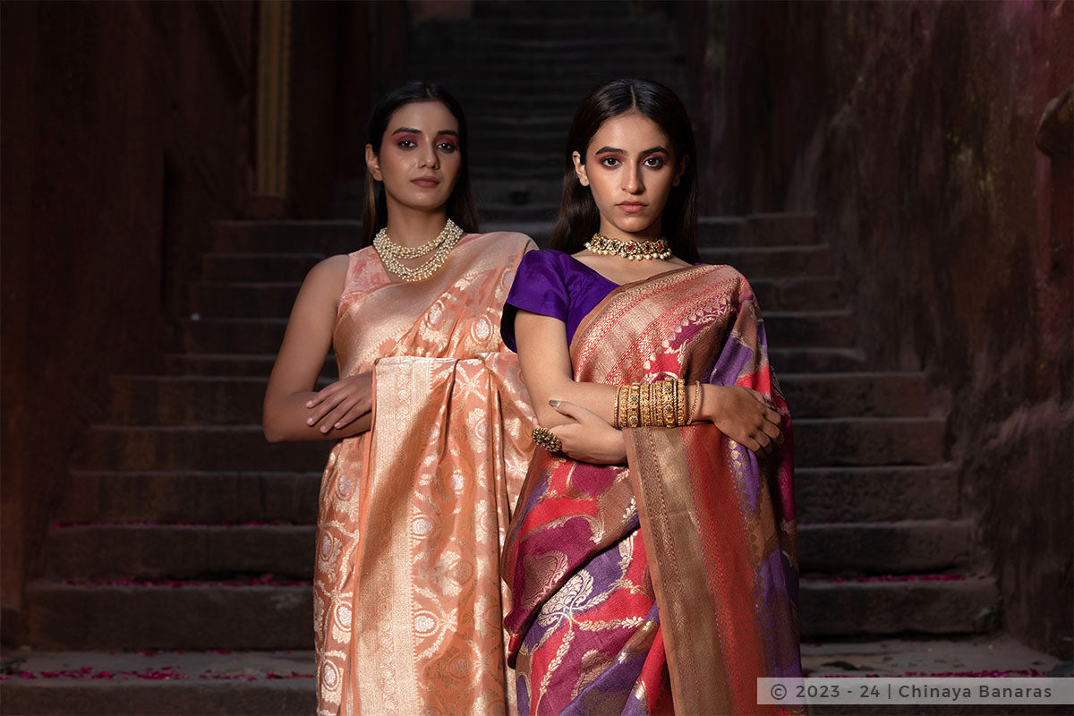 Newly launched designer saree collection Avimukt by Chinaya Banaras