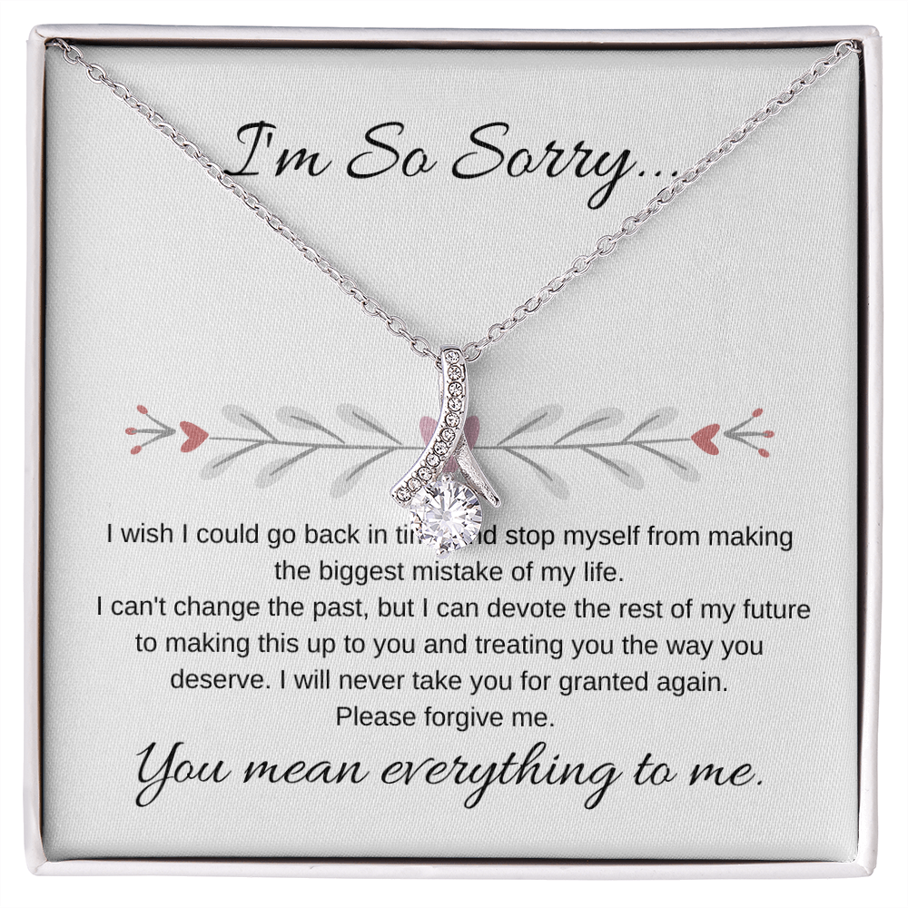 Necklace Gift - Apology Gift for Wife or Girlfriend. I'm Sorry gift. R â€“  Two Happy Magpies