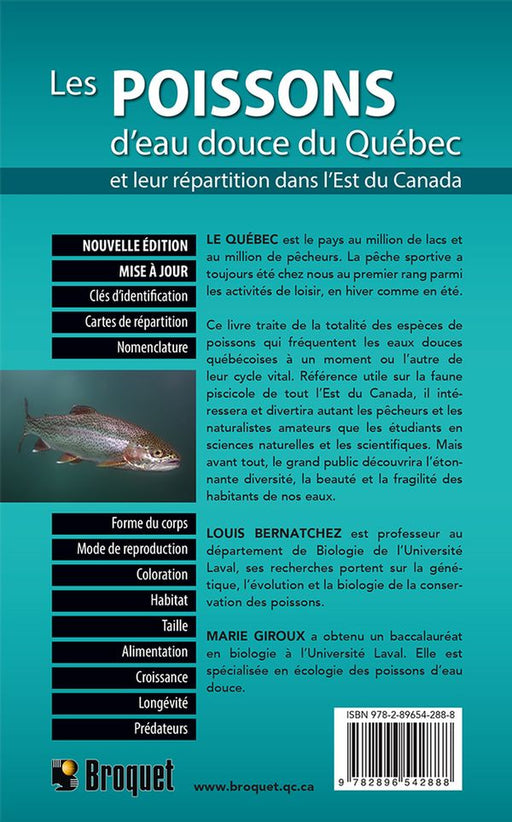 Clé d'identification - Familles des poissons d'eau douce du Québec - Groupe  d'éducation et d'écosurveillance de l'eau