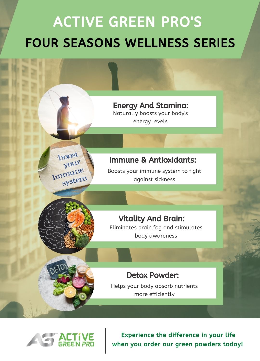 Four Seasons Wellness Series infographic