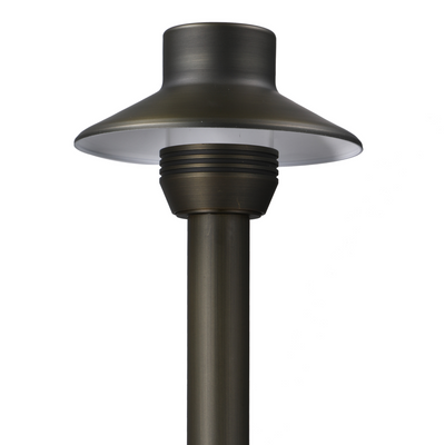 Mercury Low Voltage Path Light - Weathered Brass