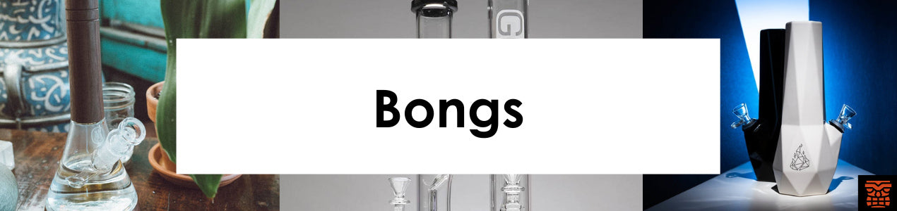 Buy Small Glass Bong Weed leave at HollandsHigh! Bongs & Pipes Headshop