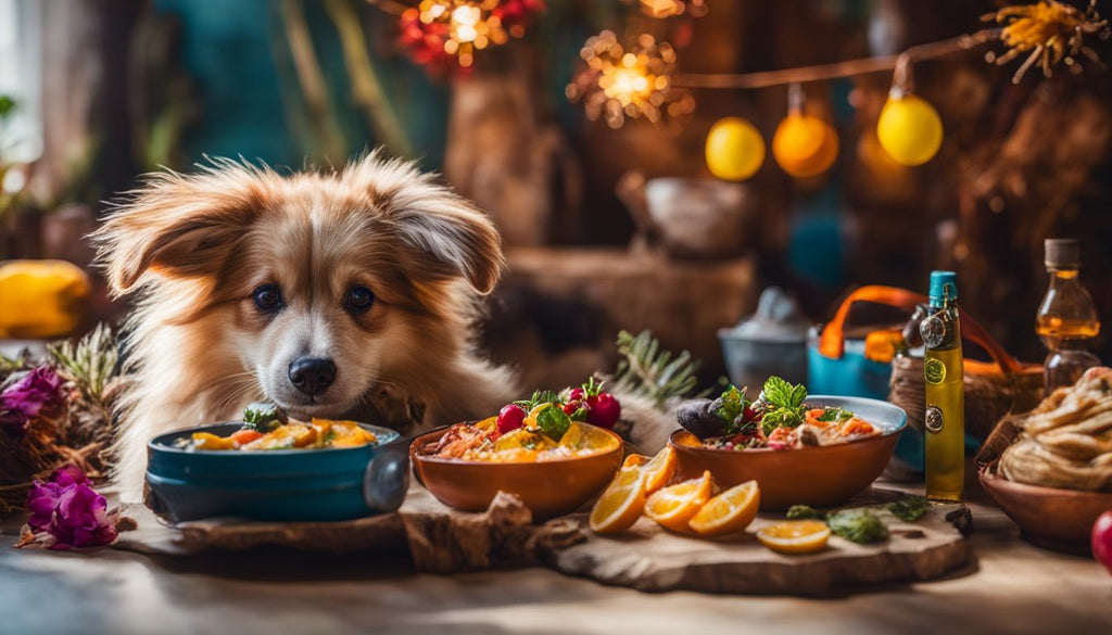 A playful and vibrant wildlife photography scene featuring animals and objects striking a dab pose.