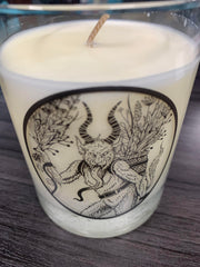 Photo of a Krampus candle