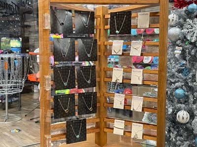Necklaces at Quonset Hut