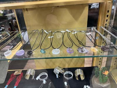 Necklaces at Quonset Hut