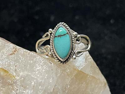 Turquoise rings at Quonset Hut