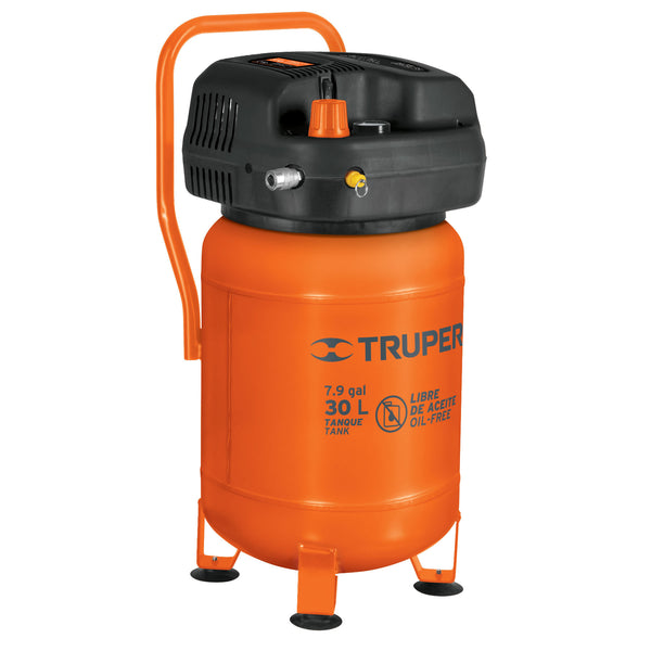 Compresor de aire, con banda, vertical 120L 4HP, 220V Truper