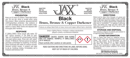 JAX Instant Brass and Copper Cleaner - JAX Chemical Company