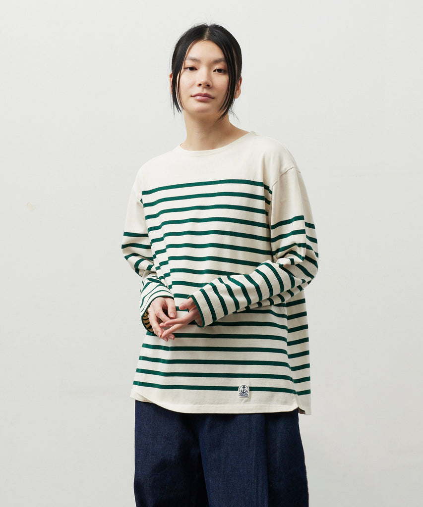 ANCHOR PATCH N/C SWEAT CREW (D.Blue)｜クルーネックスウェット