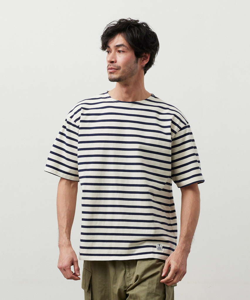 ANCHOR PATCH N/C SWEAT MOCKNECK (Oatmeal)｜モックネックスウェット