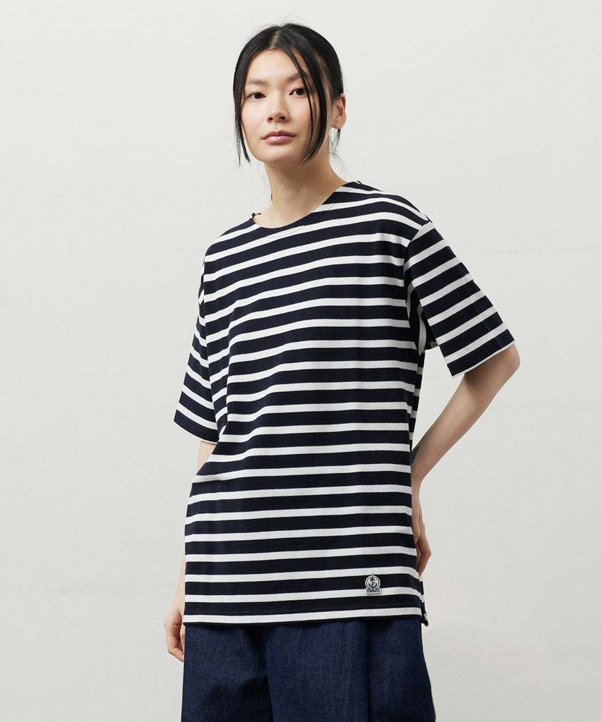 ANCHOR PATCH N/C SWEAT MOCKNECK (Oatmeal)｜モックネックスウェット