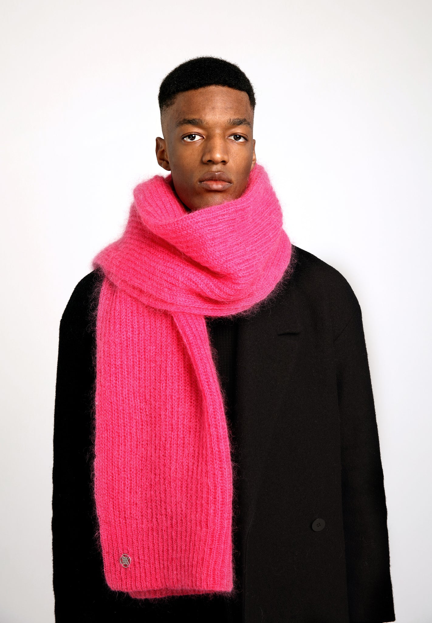 lidnm WOOL MOHAIR MELANGE STOLE - ストール