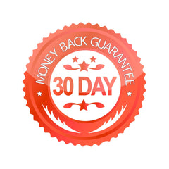 Award medal icon that says 30 Day Return Policy