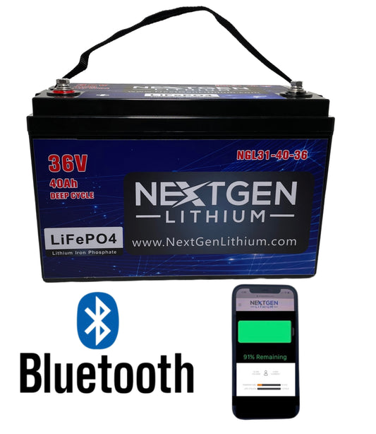 24V 60AH Intelligent Lithium Iron Phosphate Battery - Miller Tech