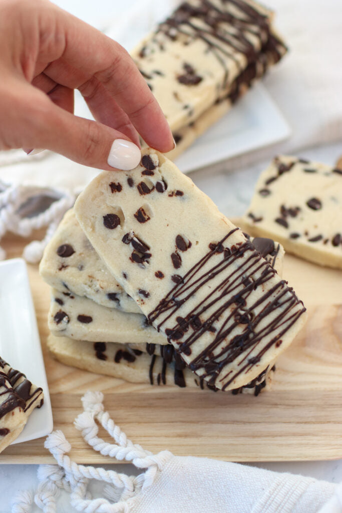 Chocolate Chip Shortbread Cookies