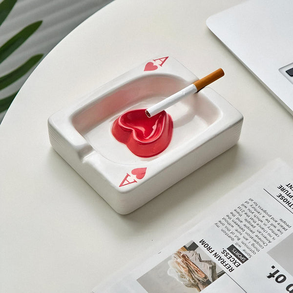 Ace Of Hearts Ashtray