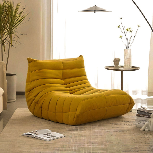 Caterpillar Yellow Retro Beanbag