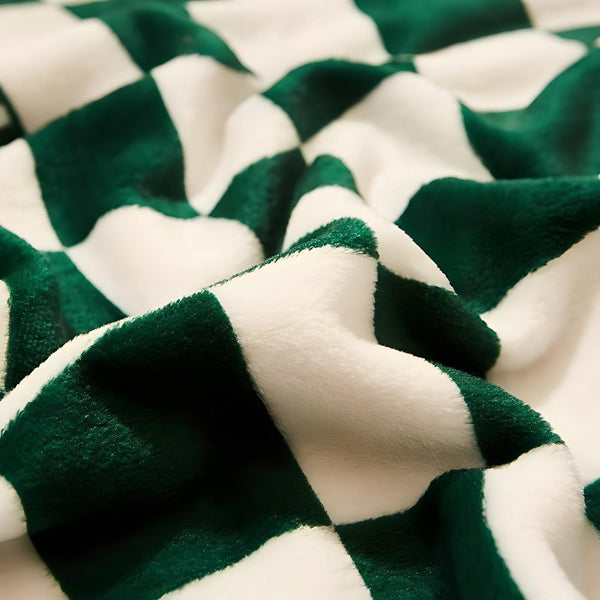 Retro Checkered Blanket Duvet