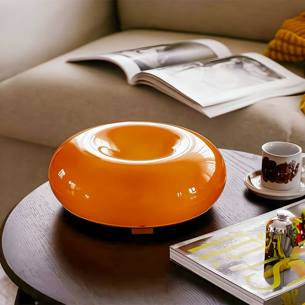 The Donut Circle Orange Ambient Lamp Desk