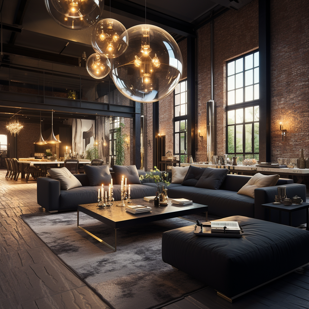 Industrial Chic Living Room