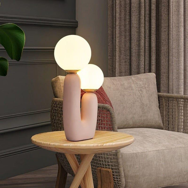 The Pink Cactus Lamp LED Rechargeable