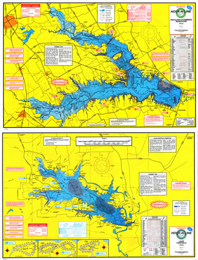 Fairfield Lake fishing map – Tagged Fishing Maps. Fishing Maps