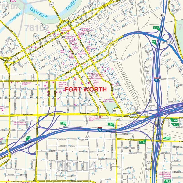 Fort Worth Texas Street Guide Atlas-by Mapsco 46th Edition: Kappa Map  Group: 9780762593668: : Books