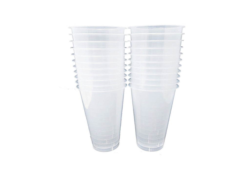 Q Cup 700ml Clear Round PP Plastic Cup (95mm) - 1 case (1000 piece